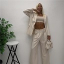 completo giacca slim e pantalone palazzo slim